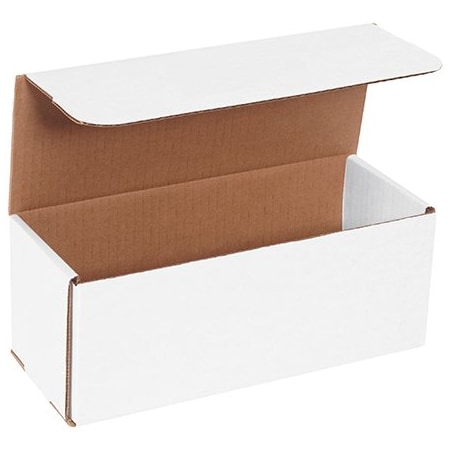 Bsc Preferred 10 x 4 x 4'' White Corrugated Mailers, 50PK BUY00017124
